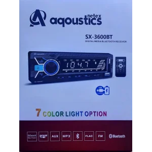 Aqoustics Sx 3600BT 7 Renkli Oto Teyp