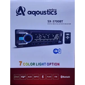 Aqoustics Sx 3700BT 7 Renkli Oto Teyp