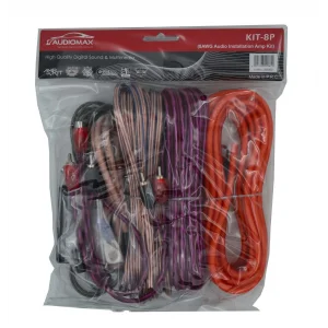 Kit-8 8Ga  Amfi Tesisat Kablo Seti (Y Kablo Hediyeli)