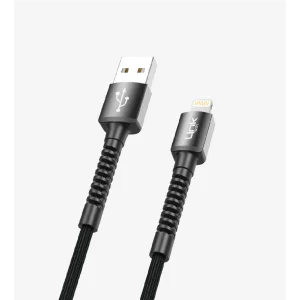 Linktech LCA-K550 3A Metal Başlı Örgülü Iphone Şarj Kablosu