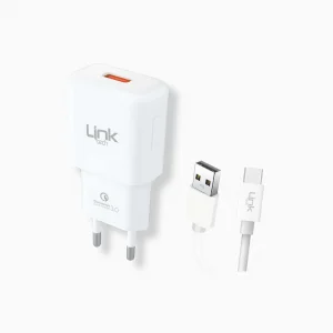 LinkTech LCT-T443 Type-C Kablolu Şarj Aleti 18W