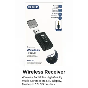 Marvers MS BT202 USB BESLEMELİ FM TRANSMİTTER