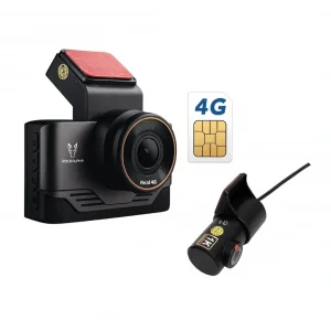 ROCKALPHA RA-402 UZAKTAN İZLEMELİ SİM KARTLI 4G ÖN VE ARKA ARAÇ KAYIT KAMERASI