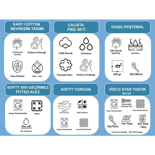 Avantajlı Multi Comfort Uyku Paketi Tek Kişilik
