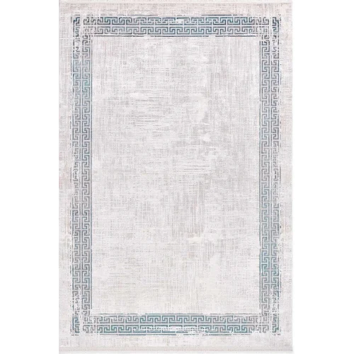 Black&Brown 11298 Doğal İplik Dikdörtgen Makine Halısı 200x290 - Yeşil