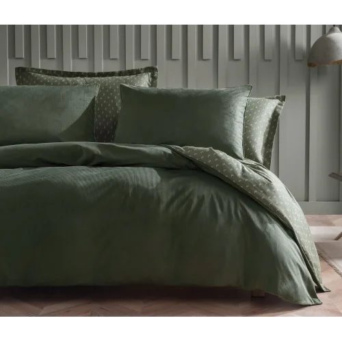 Charme Arwin Kadife Saten Nevresim Takımı, Çift Kişilik XL