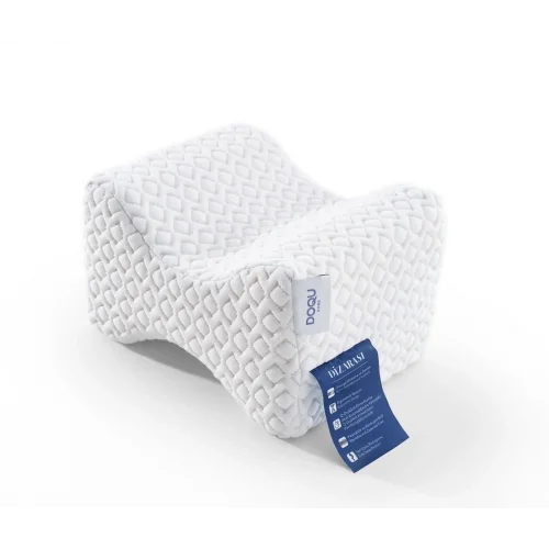 Diz Arası Yastık 26 x 21 x 16,5 cm - Beyaz