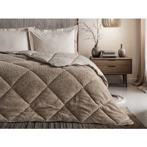 Double Comfort Uyku Paketi Çift Kişilik - Vizon - Bej