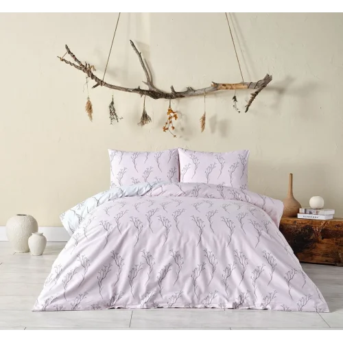 Festival Nevresim Takımı Nergis Çift Kişilik - Pudra