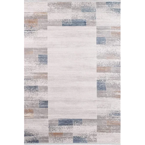 Galina 16624 Dikdörtgen Akrilik Makine Halısı 160X230 - Mavi