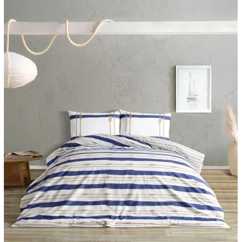 Marine Nevresim Takımı Serene Çift Kişilik - Beyaz