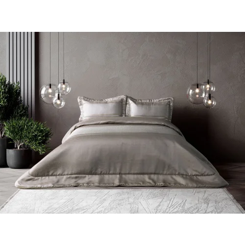 Mathilda Yatak Örtüsü Çift Kişilik - Gold