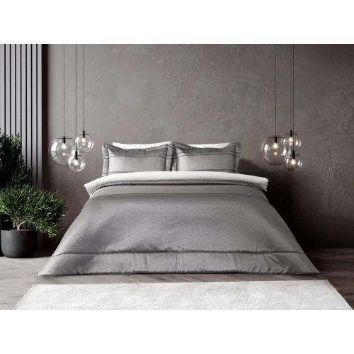 Mathilda Yatak Örtüsü Çift Kişilik - Gümüş