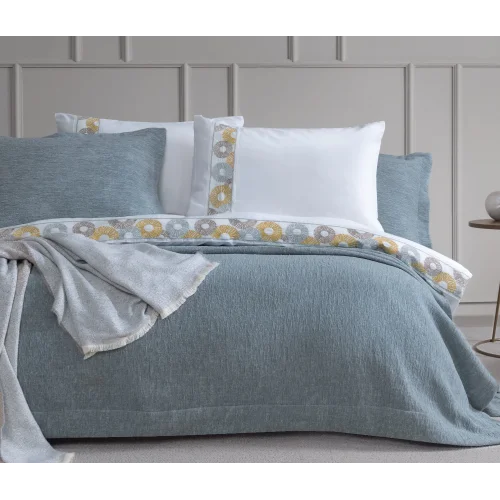 Meloni Çeyiz Seti, Çift Kişilik Mavi