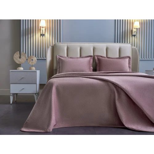 NAPOLİ YATAK ÖRTÜSÜ ÇİFT KİŞİLİK PUDRA