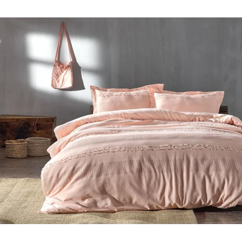 Nevresim Takımı Carla Çift Kişilik - Şeftali