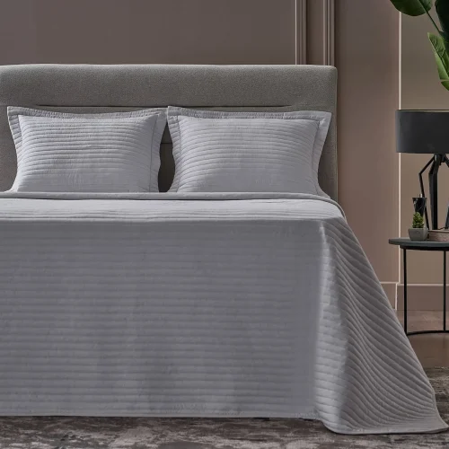 OTTO YATAK ÖRTÜSÜ ÇİFT KİŞİLİK AÇIK GRİ