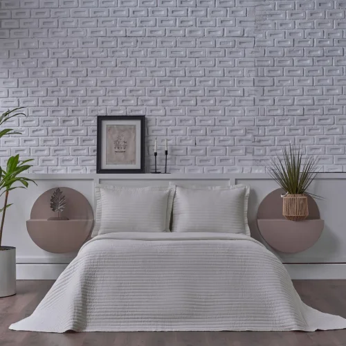 OTTO YATAK ÖRTÜSÜ ÇİFT KİŞİLİK EKRU