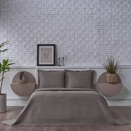 OTTO YATAK ÖRTÜSÜ ÇİFT KİŞİLİK KOYU GRİ