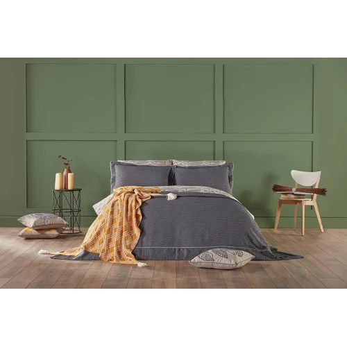 PARMA YATAK ÖRTÜSÜ ÇİFT KİŞİLİK GRİ