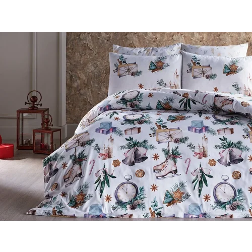 Polycotton Skate Nevresim Takımı Çift Kişilik - Yeşil