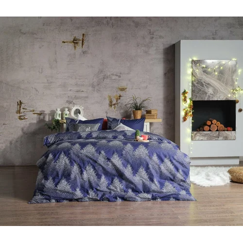 Ranforce Charm Nevresim Takımı Çift Kişilik - Lacivert