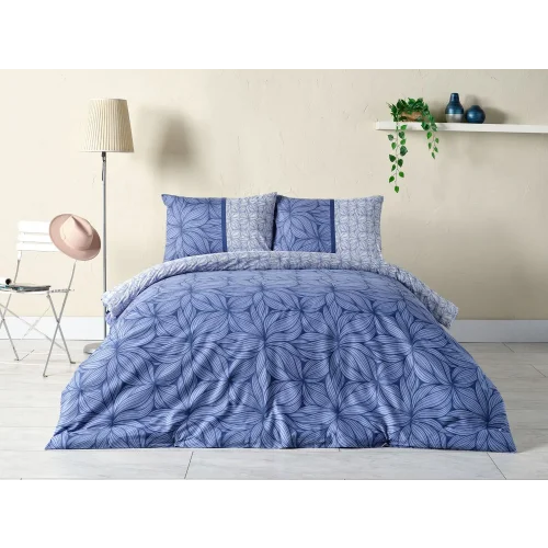 Ranforce Nevresim Takımı Palmera Tek Kişilik - Lacivert