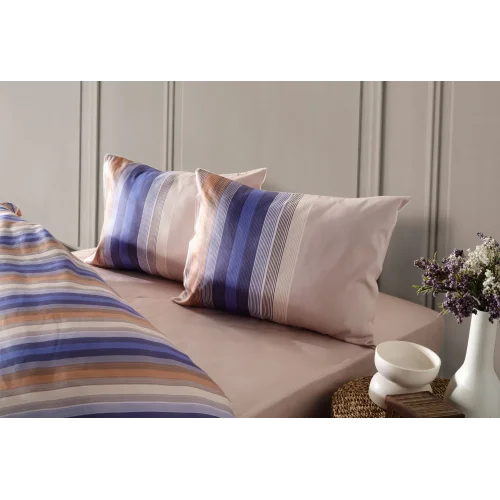 Saten Nevresim Takımı Maestro Çift Kişilik - Mavi