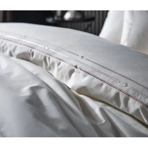 Zelda Nakışlı Nevresim Takımı Çift Kişilik - Bej