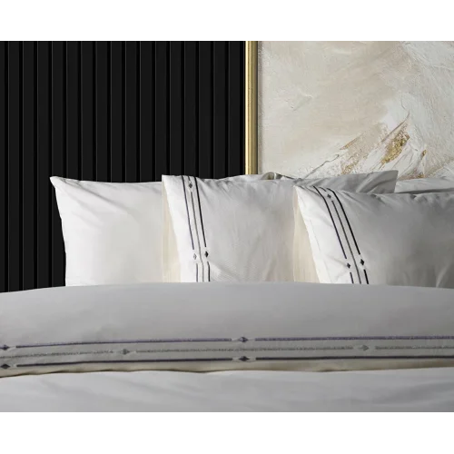 Zelda Nakışlı Nevresim Takımı Çift Kişilik - İndigo