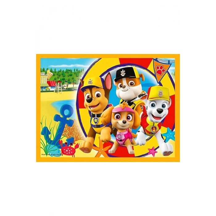 Always On Time, Paw Patrol 4lü 35 48 54 70 Parça Yapboz