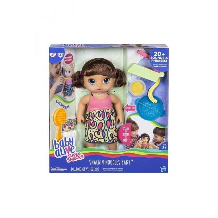Oyuncak Baby Alive Spagetti Seven Bebeğim Kumral