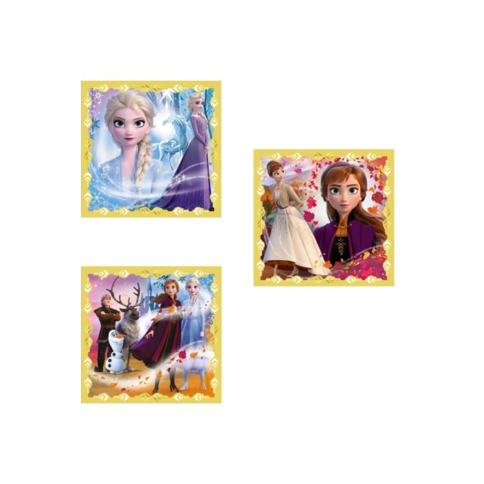 Frozen 2, The Power Of Anna And Elsa 3lü 20 36 50 Parça Yapboz