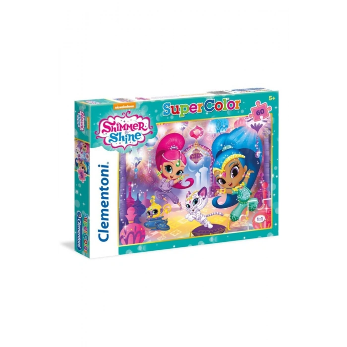 60 Parça Puzzle - Clementoni 26969 Shimmer & Shine
