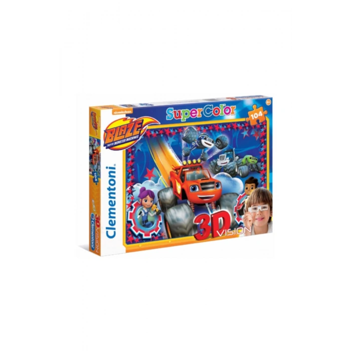 104 Parça 3d Blaze Puzzle - 20608