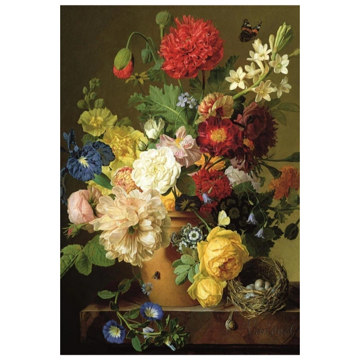 Still Life With Flowers 1500 Parça Puzzle