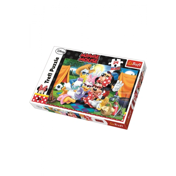 Puzzle Minnie Mouse Camping 24 Parça Dev Yapboz