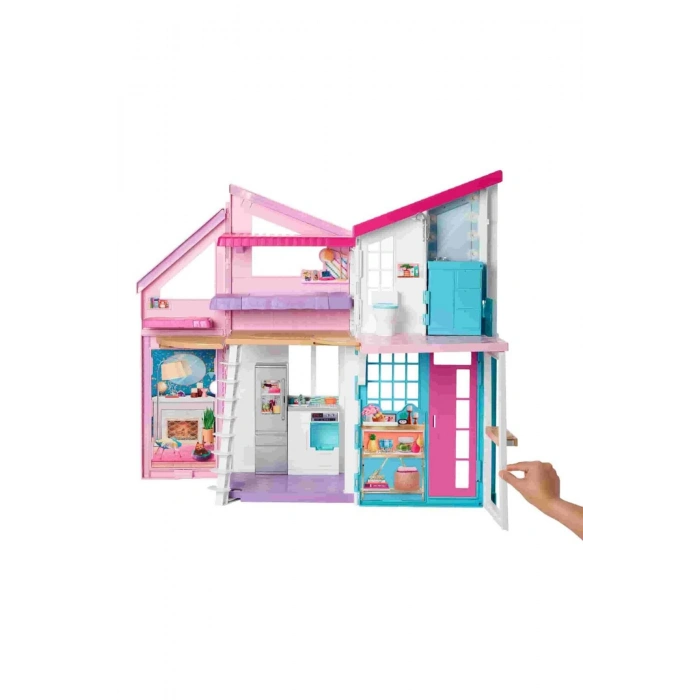 nin Muhteşem Malibu Evi, Dönüşüm Özellikli, 25ten Fazla Parçalı ve 2 Katlı Bebek Evi FXG57