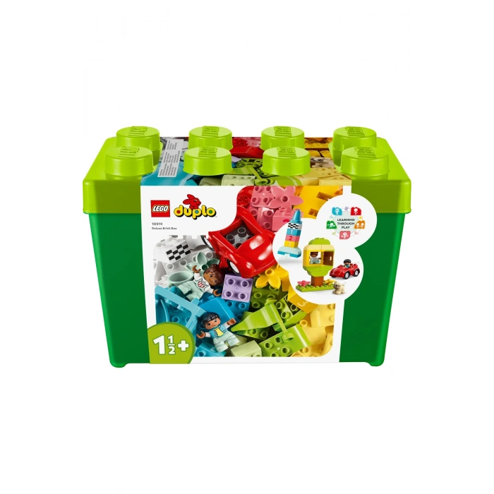 ® DUPLO® Classic Lüks Yapım Kutusu 10914 - Yaratıcı Küçük Çocuklar için Oyuncak Yapım Seti (85P)