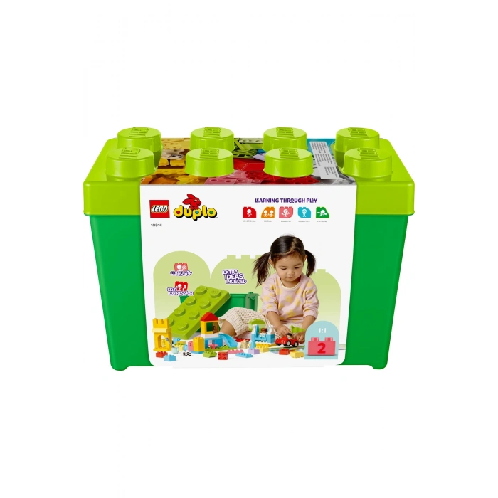 ® DUPLO® Classic Lüks Yapım Kutusu 10914 - Yaratıcı Küçük Çocuklar için Oyuncak Yapım Seti (85P)