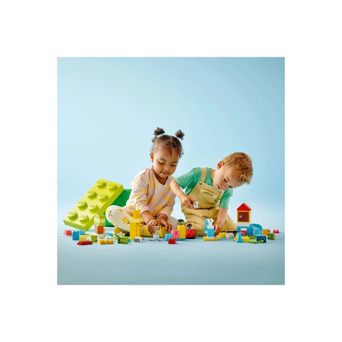 ® DUPLO® Classic Lüks Yapım Kutusu 10914 - Yaratıcı Küçük Çocuklar için Oyuncak Yapım Seti (85P)