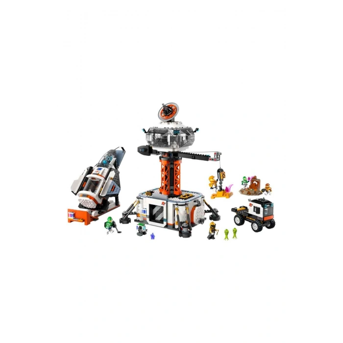 City Uzay Üssü ve Roket Fırlatma Rampası 60434 - 8 Yaş ve Üzeri Çocuklar için Uzay Me