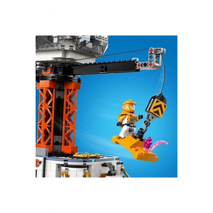 City Uzay Üssü ve Roket Fırlatma Rampası 60434 - 8 Yaş ve Üzeri Çocuklar için Uzay Me