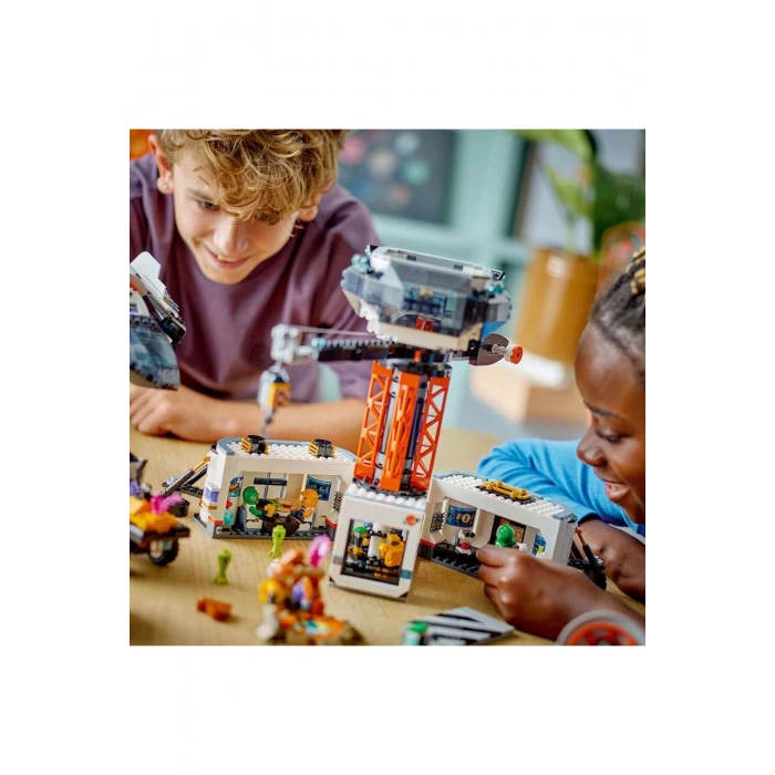 City Uzay Üssü ve Roket Fırlatma Rampası 60434 - 8 Yaş ve Üzeri Çocuklar için Uzay Me