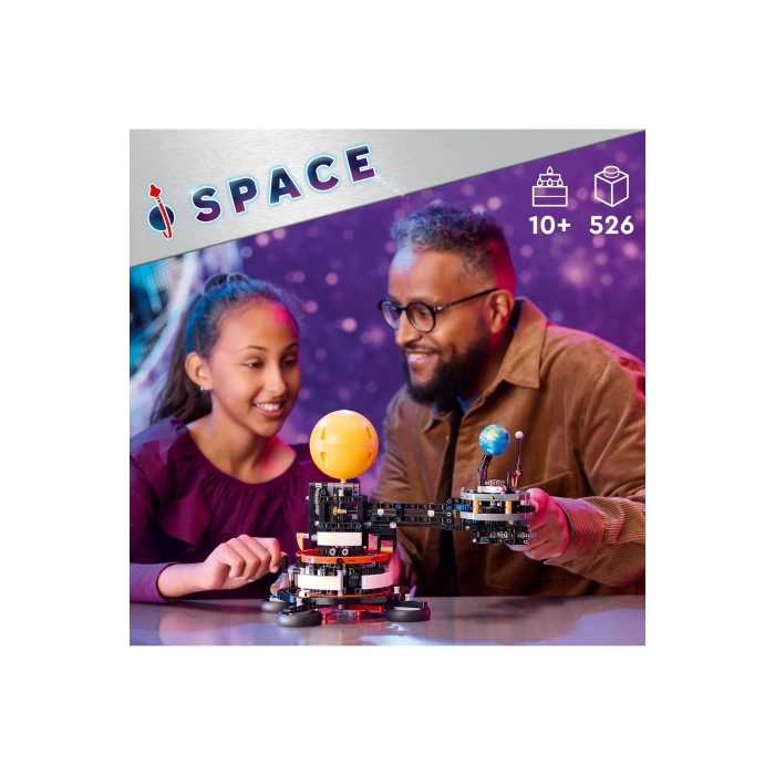 ® Technic Dünya ve Ay Yörüngesi 42179 - 10+ Çocuklar için Oyuncak Model Yapım Seti (526P)