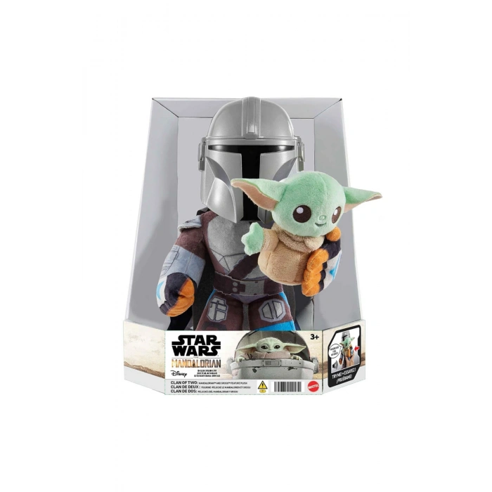 Mandalorian Sesli Pelüş Figür HNT52