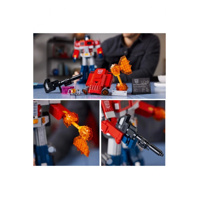 ® Icons OptimusPrime 10302 - 18+ Yaratıcı Model Yapım Seti (1508Parça)