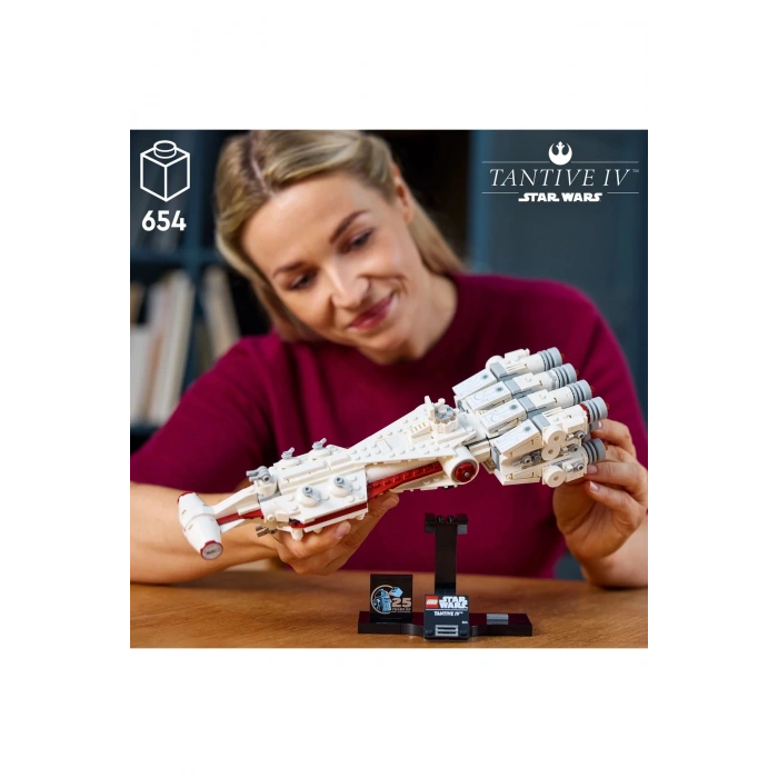 ® Star Wars™ Tantive IV™ 75376 - Yetişkinler için Koleksiyonluk Starship Modeli Yapım Seti (654P)