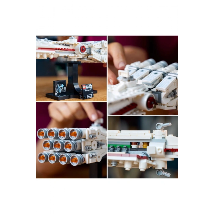 ® Star Wars™ Tantive IV™ 75376 - Yetişkinler için Koleksiyonluk Starship Modeli Yapım Seti (654P)