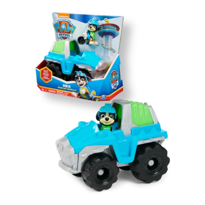 Paw Patrol Rex in Dinozor Kurtarma Aracı ve Figürü SPM-6052310